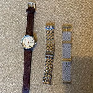 TIMEX Men's Watch (3 Interchangeable Bands)
